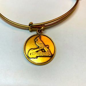 3/$15 Alex and Ani MLB St. Louis Cardinals gold tone bracelet